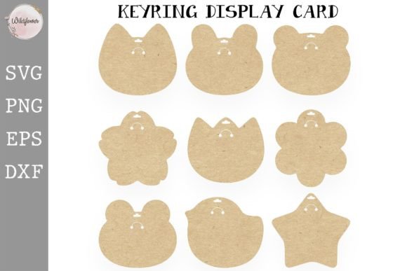 Bundle Cute Keyring Display Card Graphics and Crafts Review