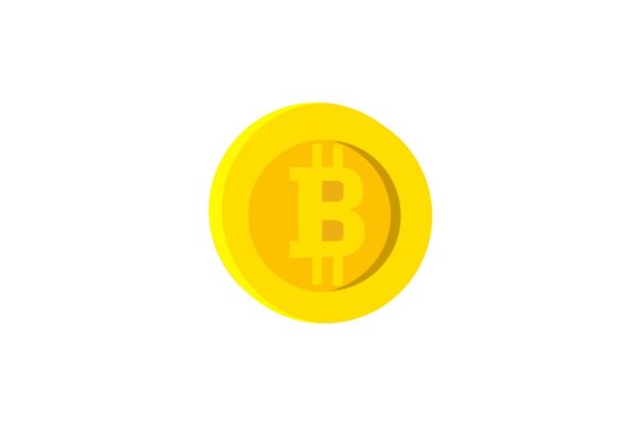 Business Icon Bitcoin Front Display Graphics and Icons Review