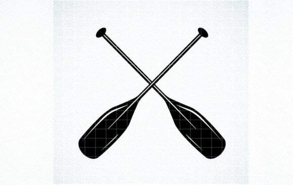 Canoe Paddles SVG, Kayak Paddles SVG Graphics for Crafts