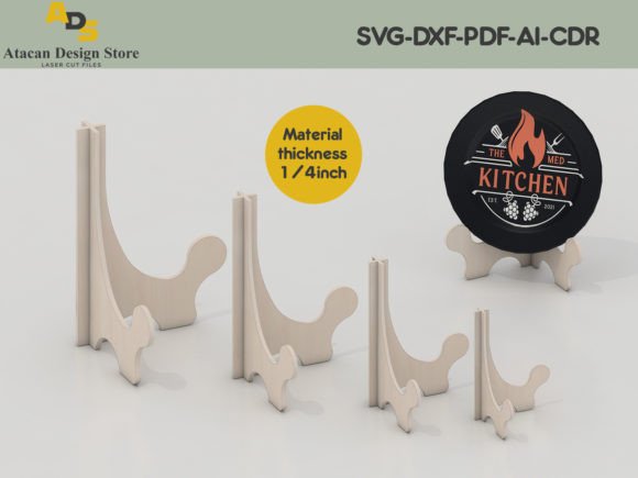 Display Stand Holders Small Easel Rack Graphics and Illustrations