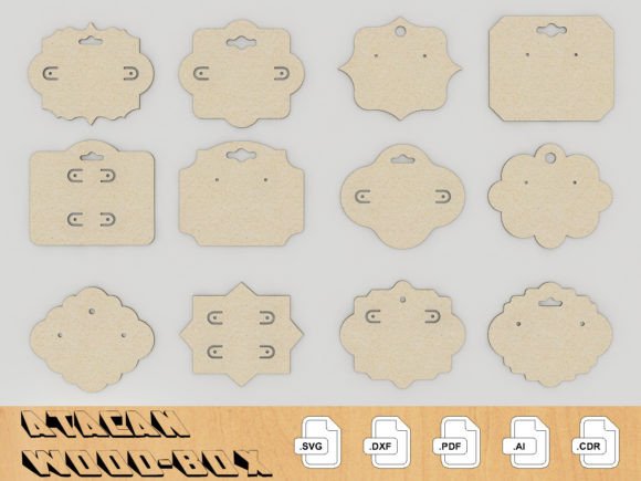 Earring Display Cards SVG DXF Bundle 201 Review