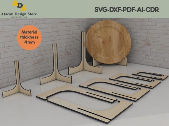 Easel Display Stand Files Plate Holder Graphics and Patterns Review