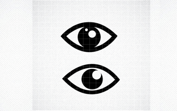 Eye SVG, Eye Icon, Clip Art Vector for Graphics and Crafts