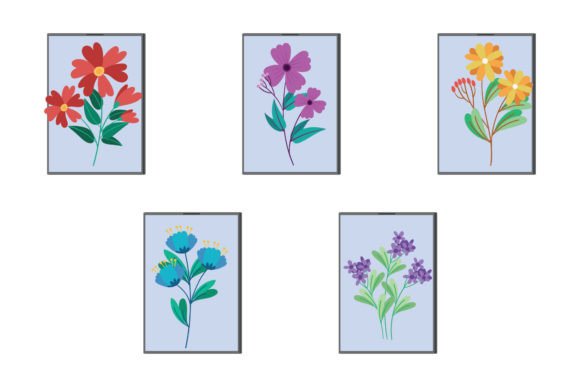 Flower Wall Display Graphics and Illustrations Review