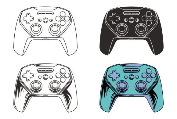 Game Console SVG, Game Controller SVG Graphics and Crafts