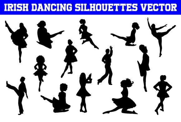 Irish Dancing Silhouettes Vector Graphics and Crafts Review