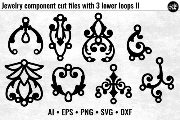 Jewelry Components with 3 Lower Loops II Review