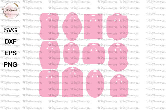 Keyring Card,Keychain Packaging SVG Graphics and Crafts
