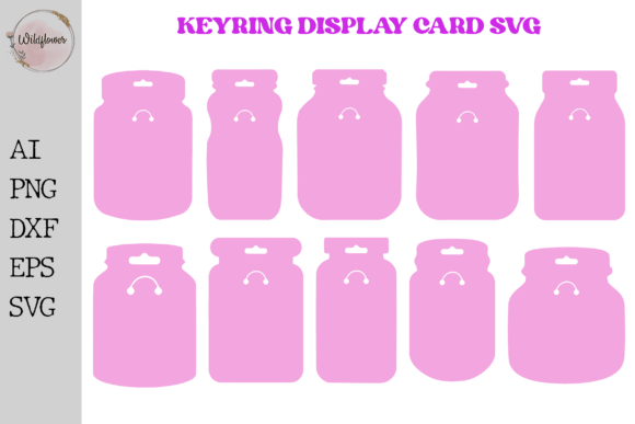 Keyring Display Card Template Svg Graphics and Crafts Review