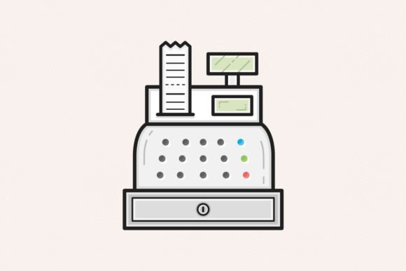 Revenue Streams Cash Register Filled Ico Graphics and Icons Review