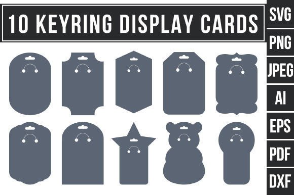 Reviewing 10 Keyring Display Card Svg Bundle for Graphics and Crafts